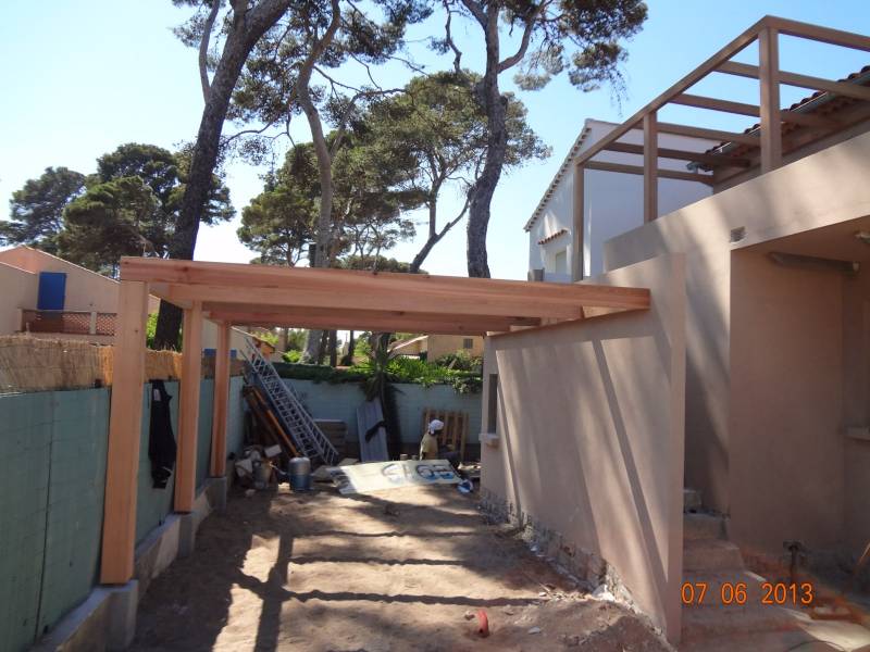 tonnelle en bois sur mesure marseille