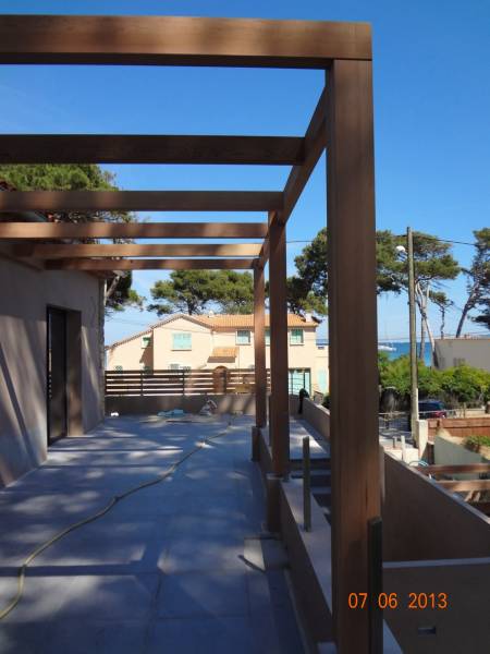 pergola en bois marseille